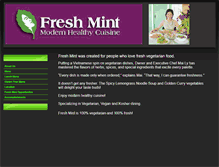 Tablet Screenshot of freshmint.us.com